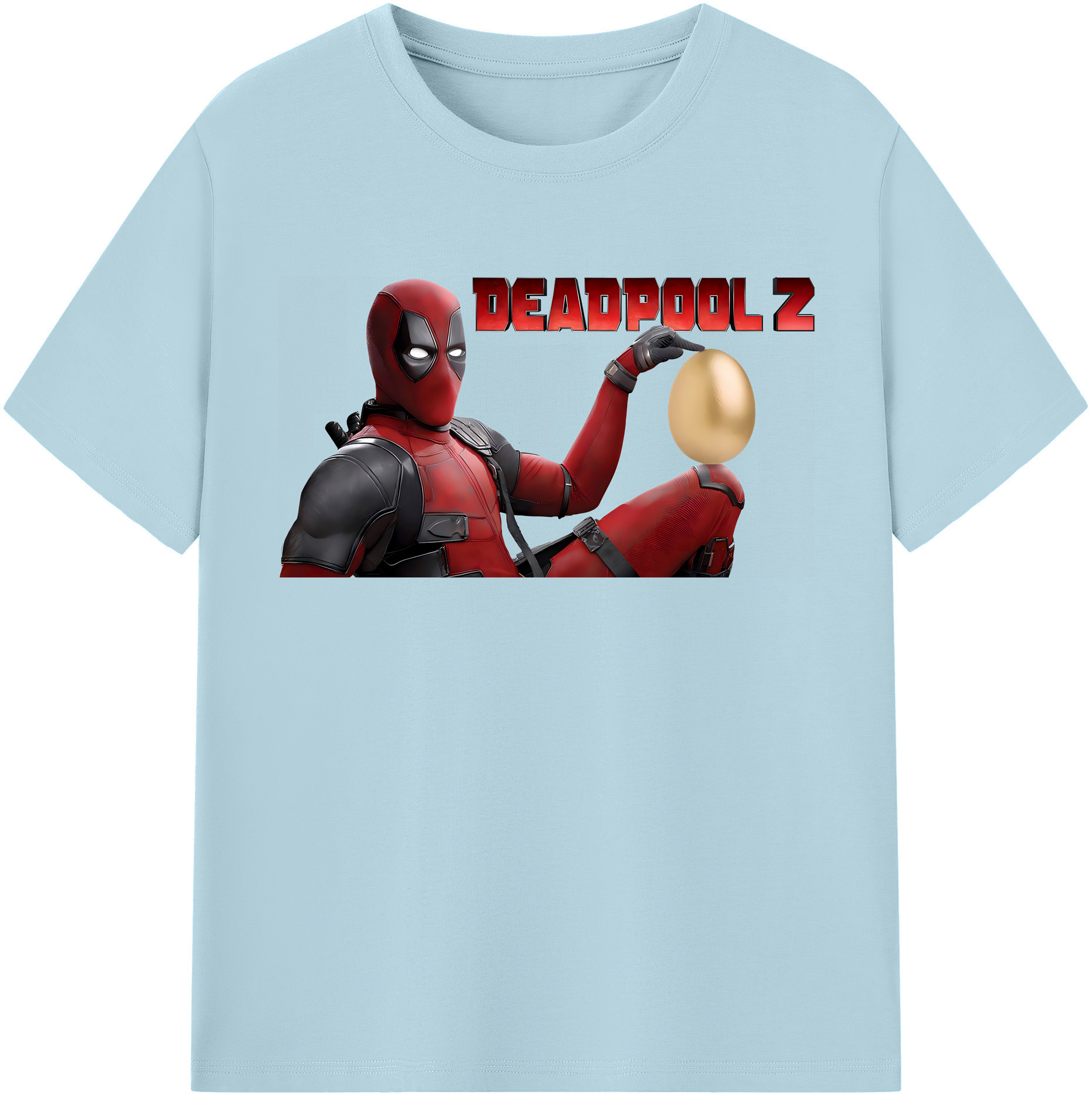 （画像用） Deadpool デッドプール 綿100％半袖Tシャツ（フロントプリント）